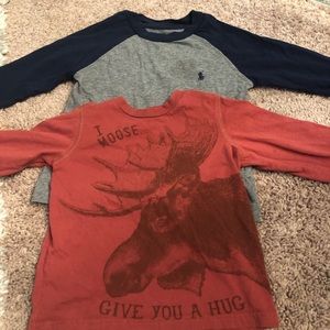 Boy toddler 2t long sleeve shirt